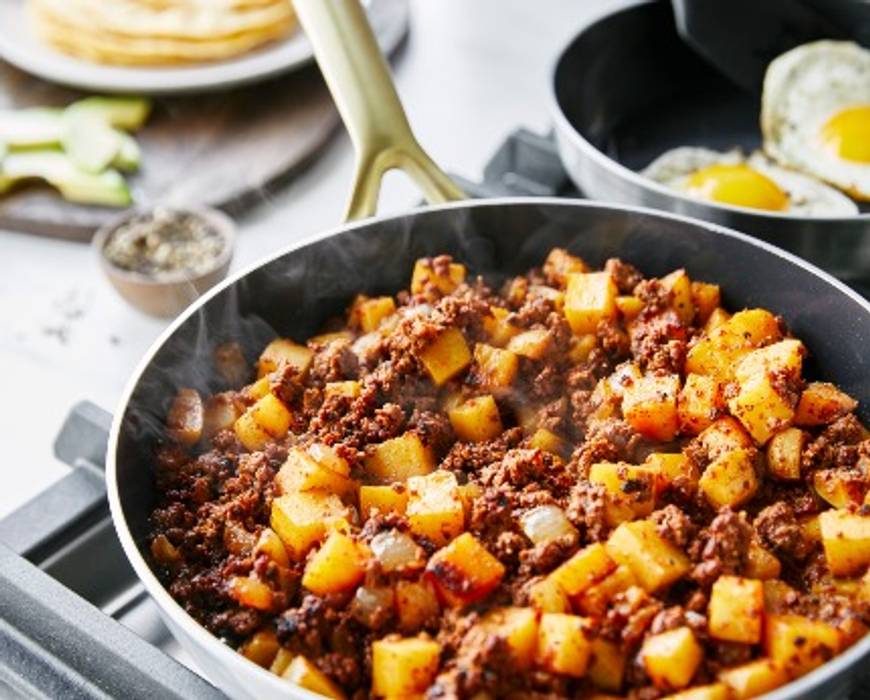 Chorizo Hash Recipe | With Fried Egg | GreenPan