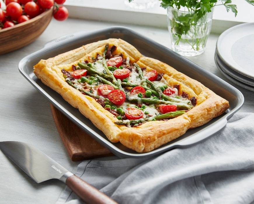 Spring Tart Options Spring Tart Recipe | Asparagus & Peas | GreenPan