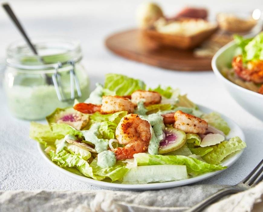 shrimp salad with green goddess dressing Smoky Shrimp Salad with Green Goddess Dressing Big Flavors from a Tiny Kitchen