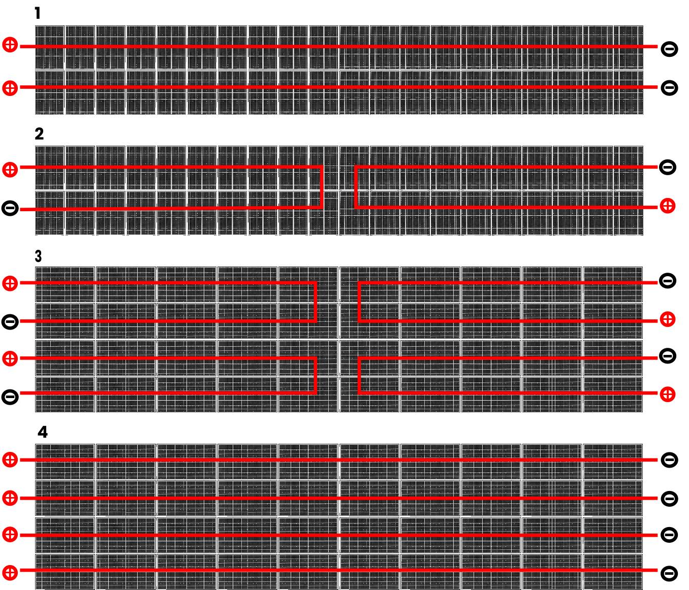 Wiring solar panels – Wind & Sun
