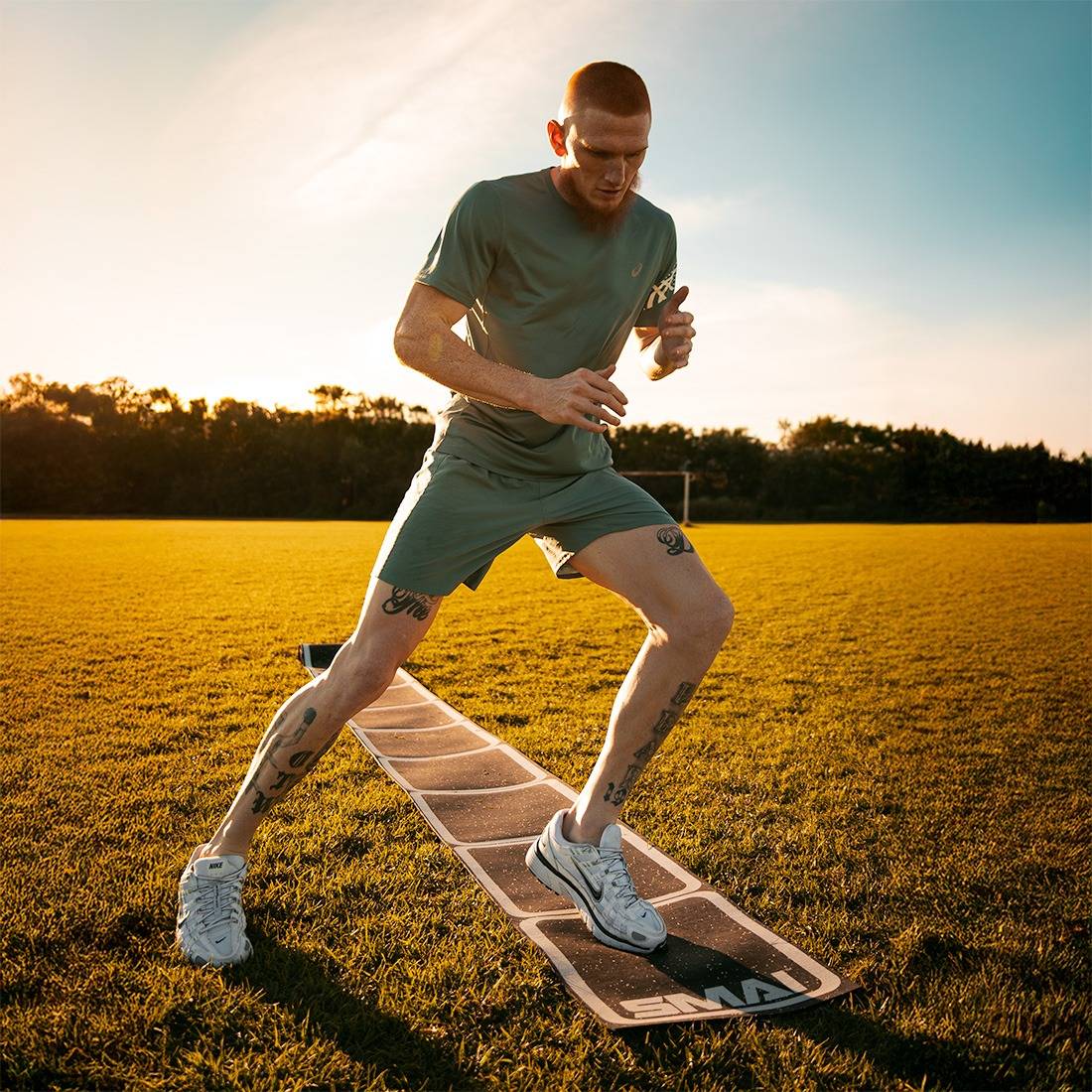 Rubber Rollout Agility Ladder