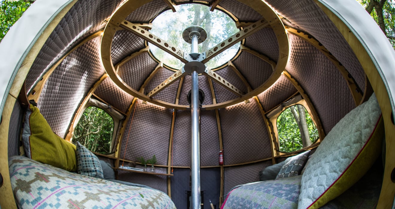 The Tree Tent | The Suspended Treehouse Camping Pod | Tree Tents USA