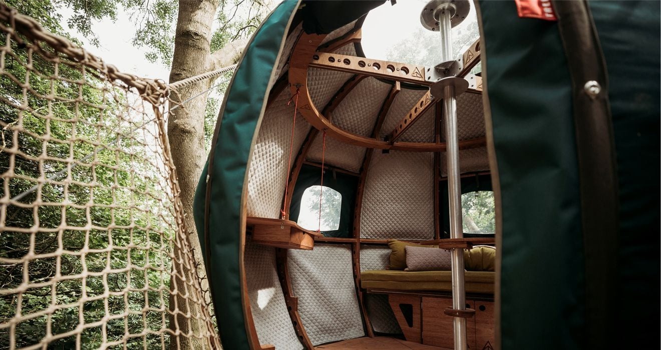 The Tree Tent | The Suspended Treehouse Camping Pod | Tree Tents USA