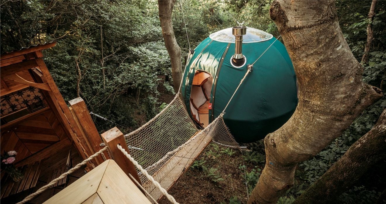 The Tree Tent | The Suspended Treehouse Camping Pod | Tree Tents USA