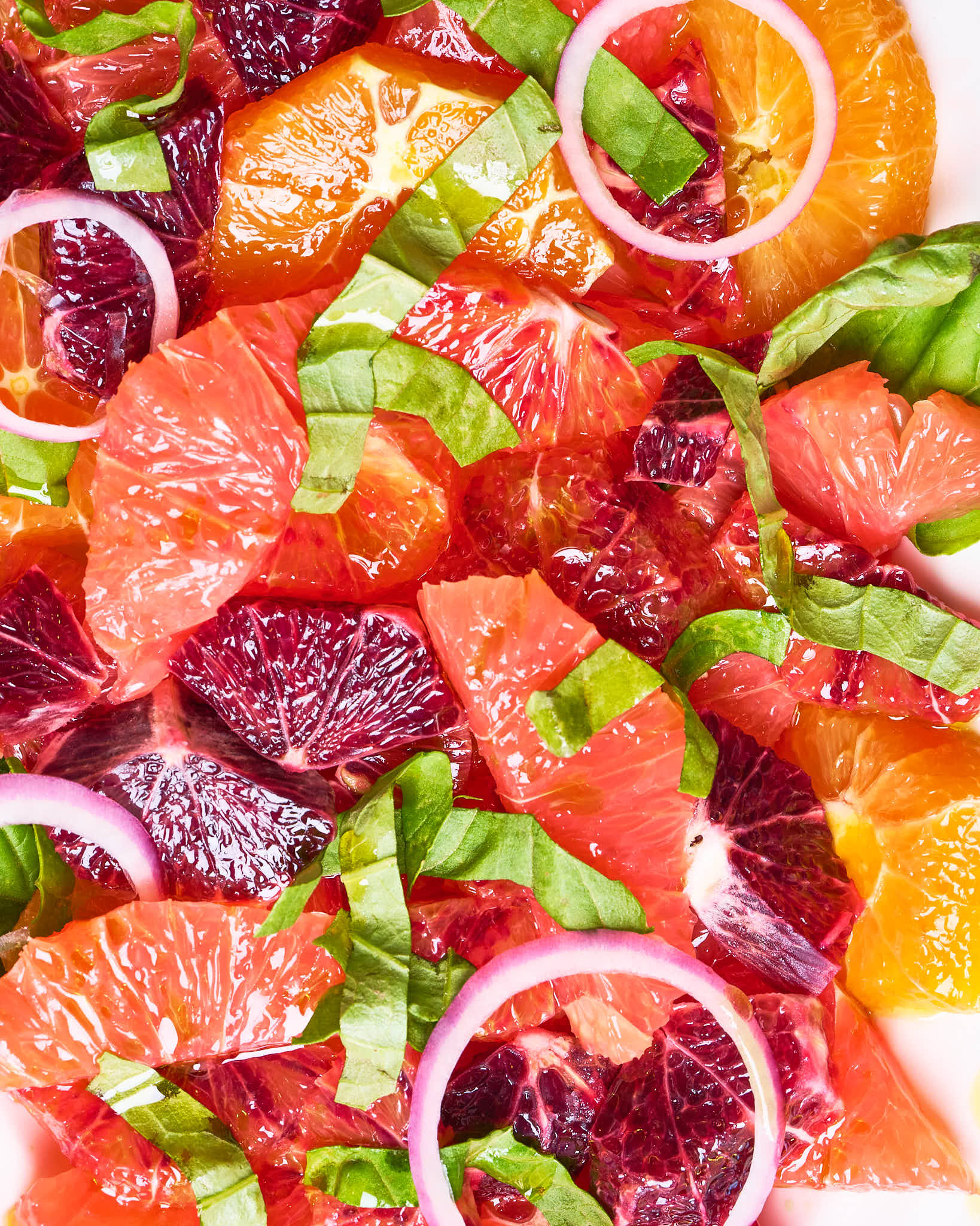 Winter citrus salad made with Sonoma Gourmet's lemon herb olive oil
