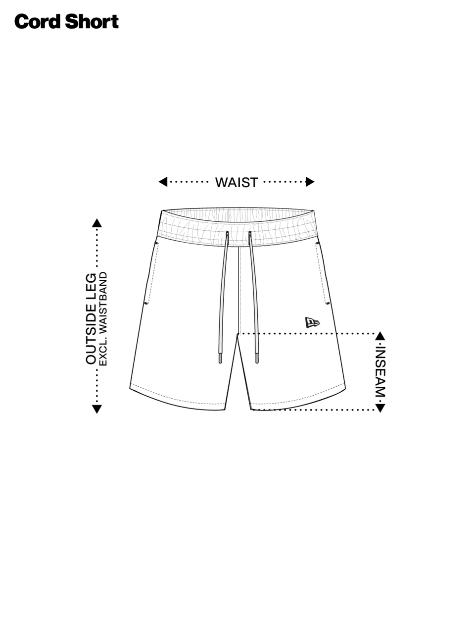 Cord Shorts Size Guide | New Era Cap Australia