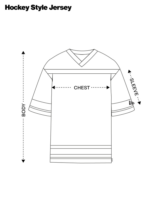 Hockey Style Jersey Size Guide New Era Cap Australia