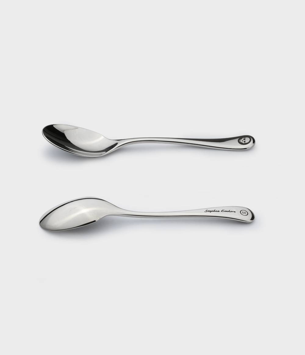 Gothic Skull Egg Cup and Stainless Steel Spoon