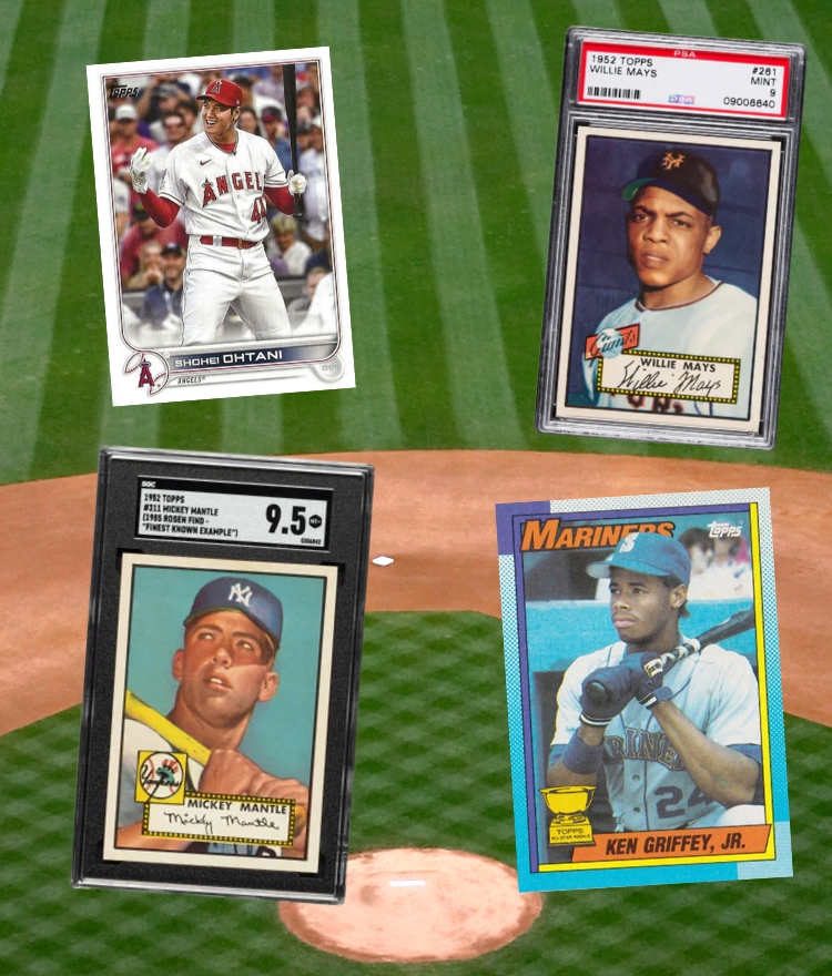 スポーツ選手 Baseball COLLECTORS TRADING CARDS Baseball Trading Collector Cards 100ct Assorted Players Superstars