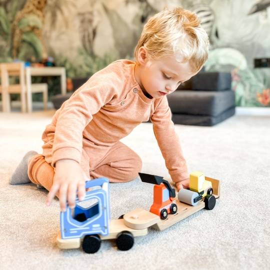 Toy Lorry - Wooden Construction Toy