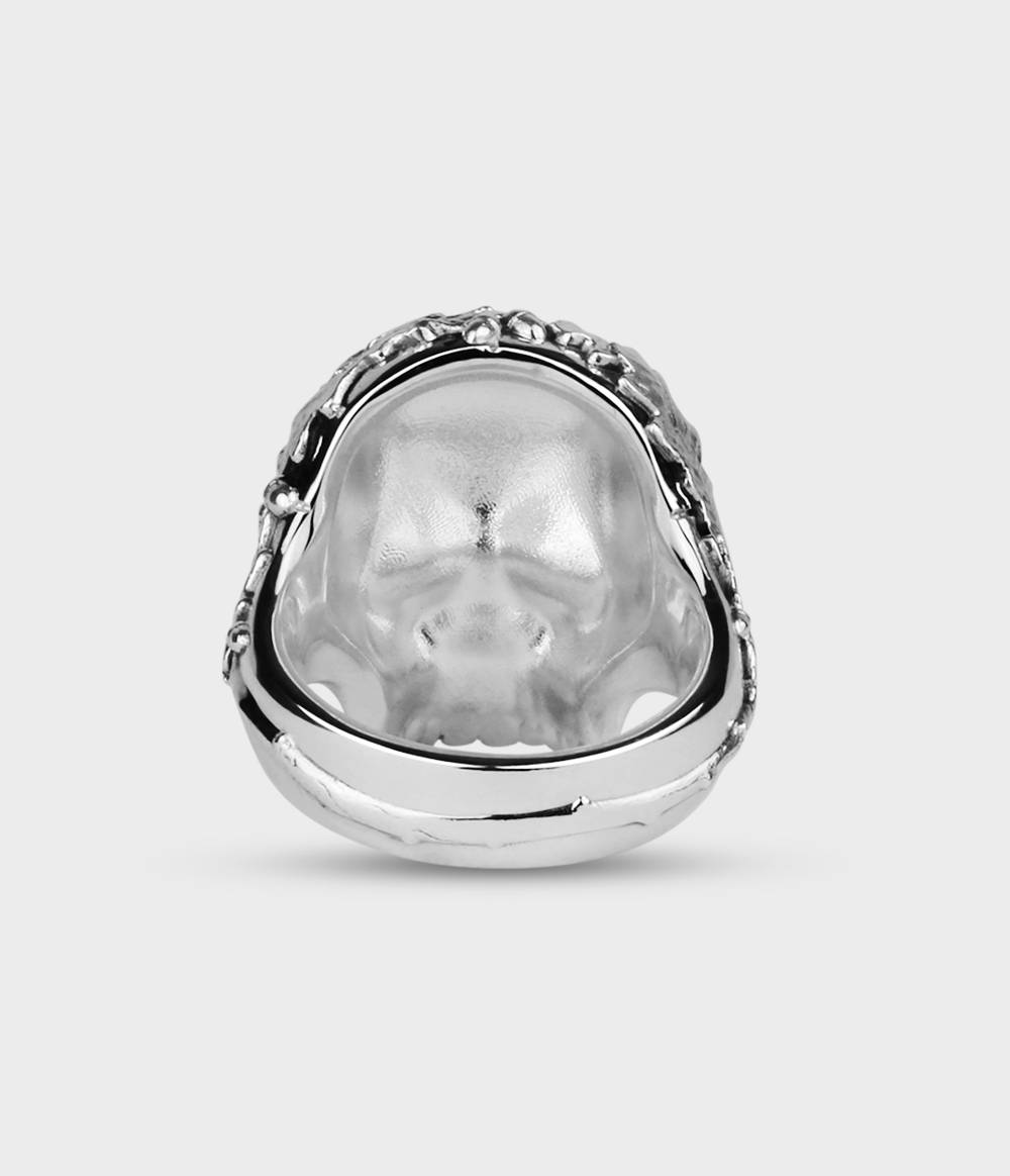Sacred Oak Skull Ring
