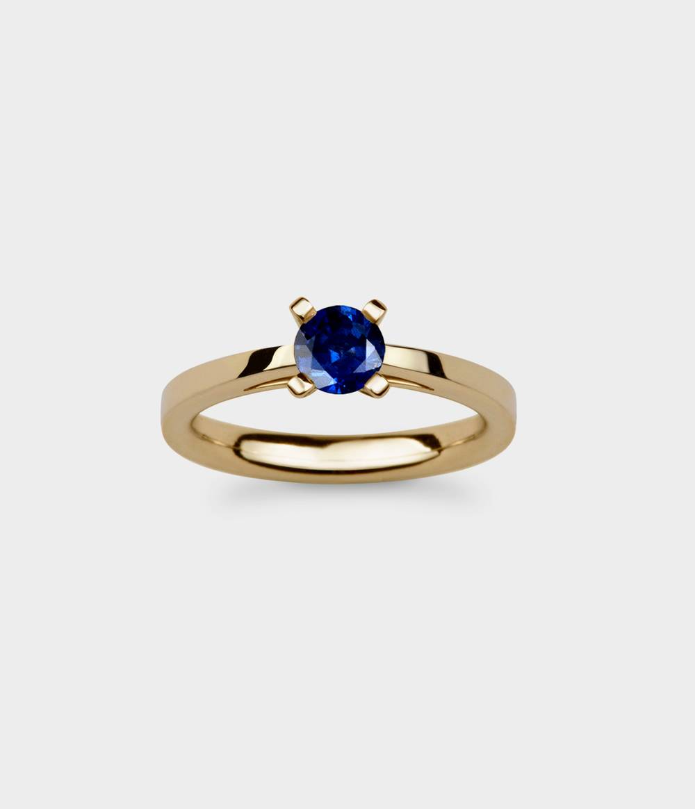 Radiant Light 1/2 Carat Solitaire Engagement Ring