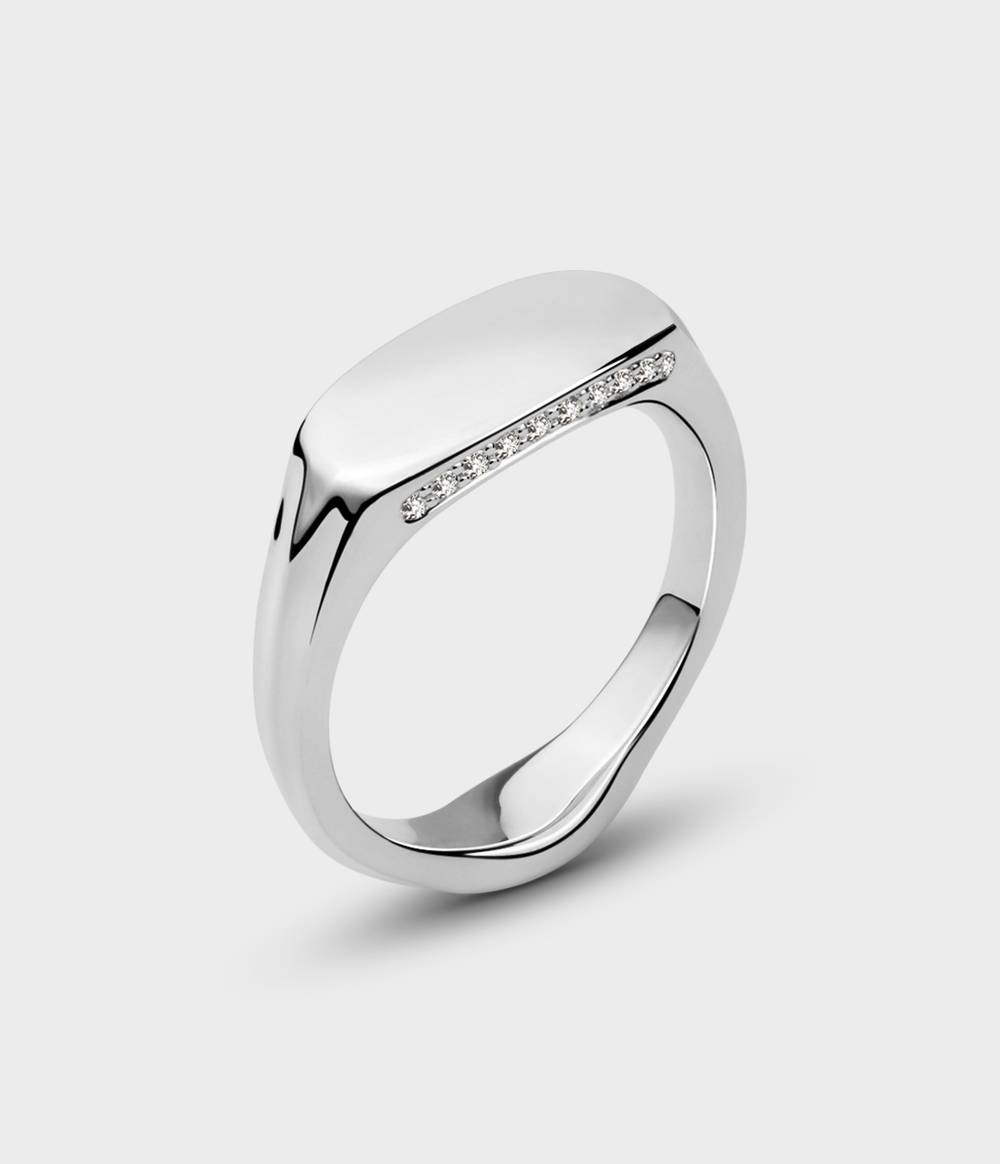 Slim Signet Ring