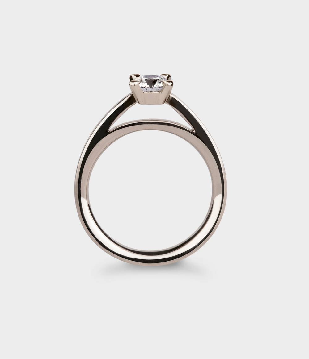 Radiant Light 1/2 Carat Solitaire Engagement Ring