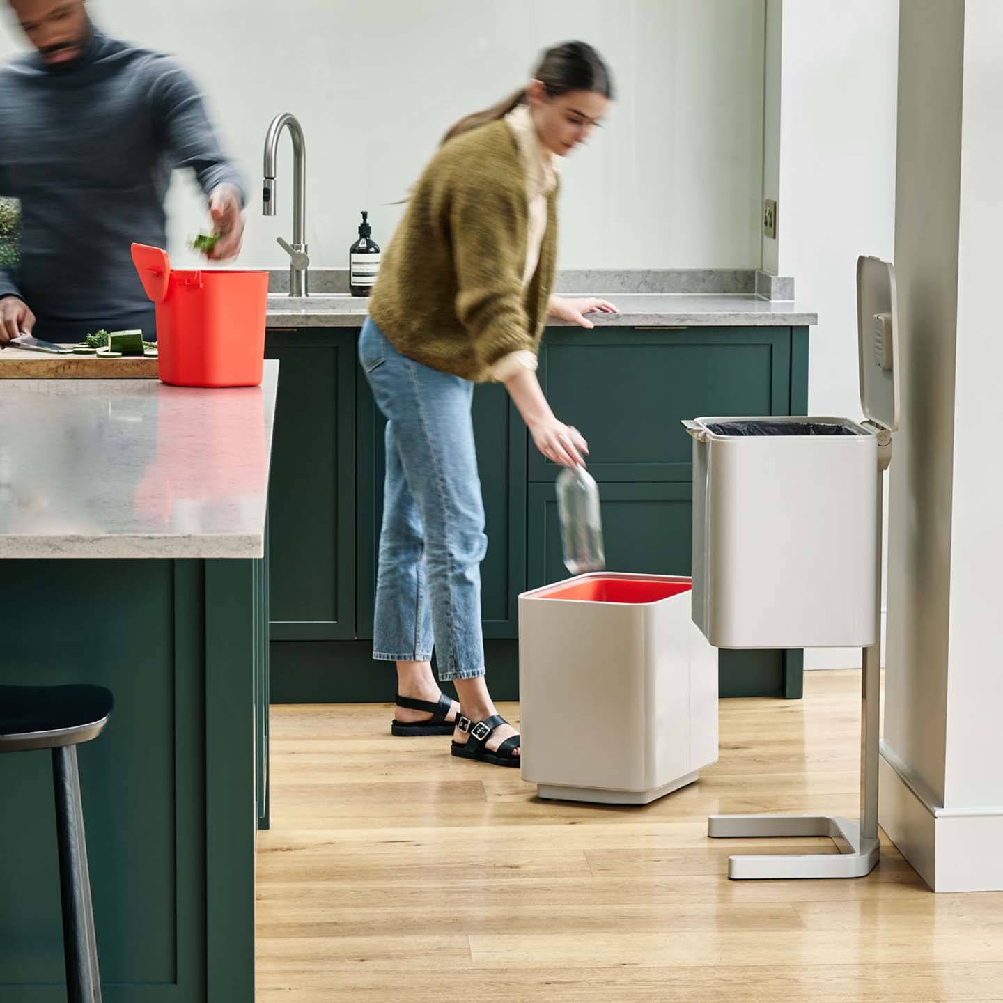 Totem Compact 40L Waste & Recycling Bin Joseph Joseph