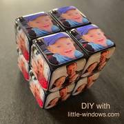 resin photo cube keepsake