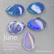 where to buy resin supplies for birthstone jewelry June Moonstone