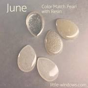 where to buy resin supplies for birthstone jewelry June Pearl