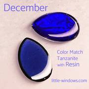 where to buy resin supplies for birthstone jewelry December Tanzanite