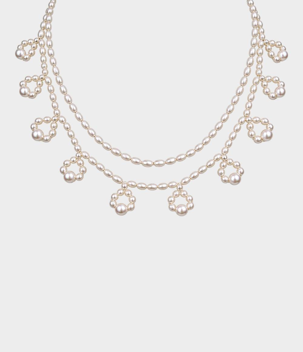 White Lace Necklace