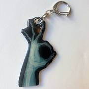 resin jewelry glow in the dark keychain
