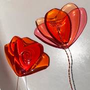 resin color film flowers without resin molds