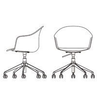 Swivel Five Spoke Castors