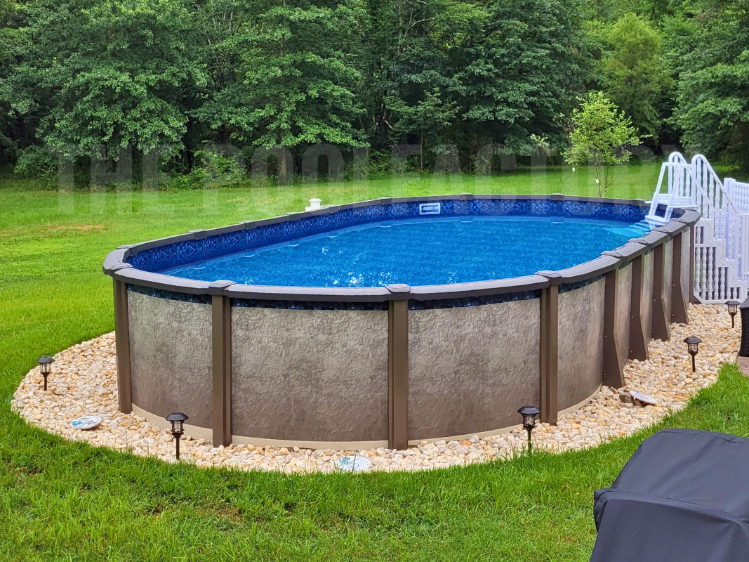 Saltwater Lx Oval Pool 