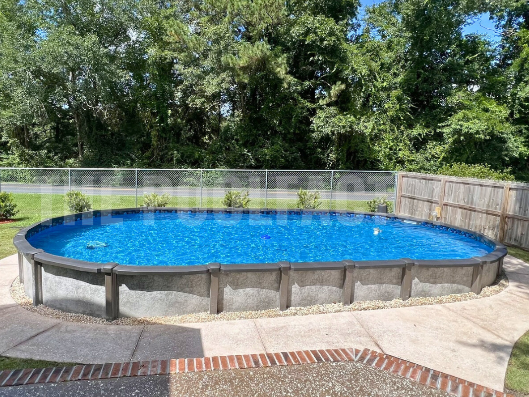 Saltwater LX Oval Pool | Buy Above Ground Pools, Above Ground Pool ...