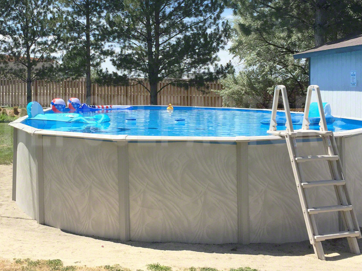 15'X24'X52" Bristol Oval Pool Above Ground Pools The Pool Factory