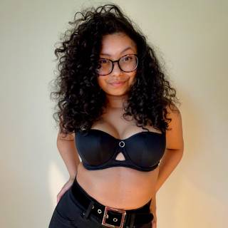 Curvy Kate Boost Me Up Padded Balcony Bra Black as worn by @_imbunnyb