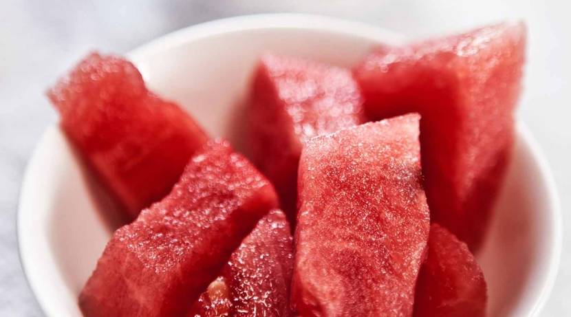 wassermelone stuecken