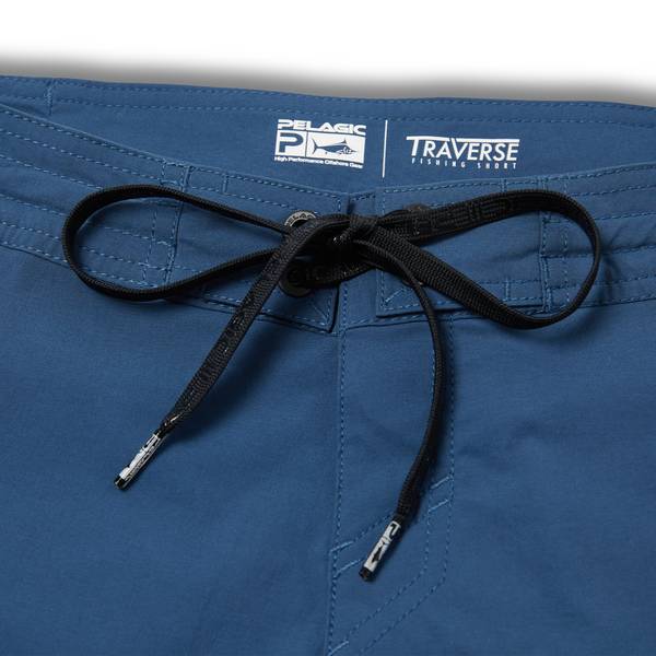 Pelagic Traverse Board Shorts - Solid - Smokey Blue 6