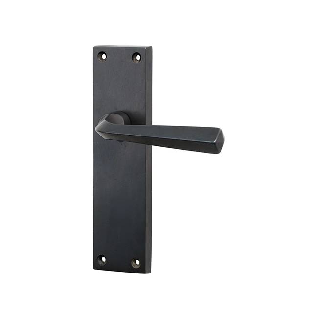 Rustic Bronze Bridgnorth Door Handle On Backplate