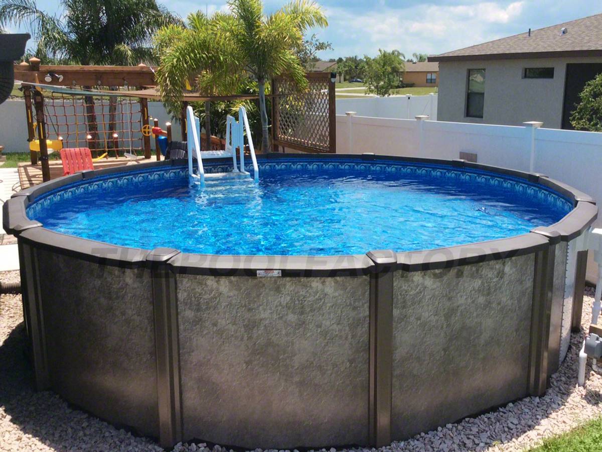 Pool Factory Intrepid Pool Saltwater LX - Above Ground Pools - The Pool Factory
