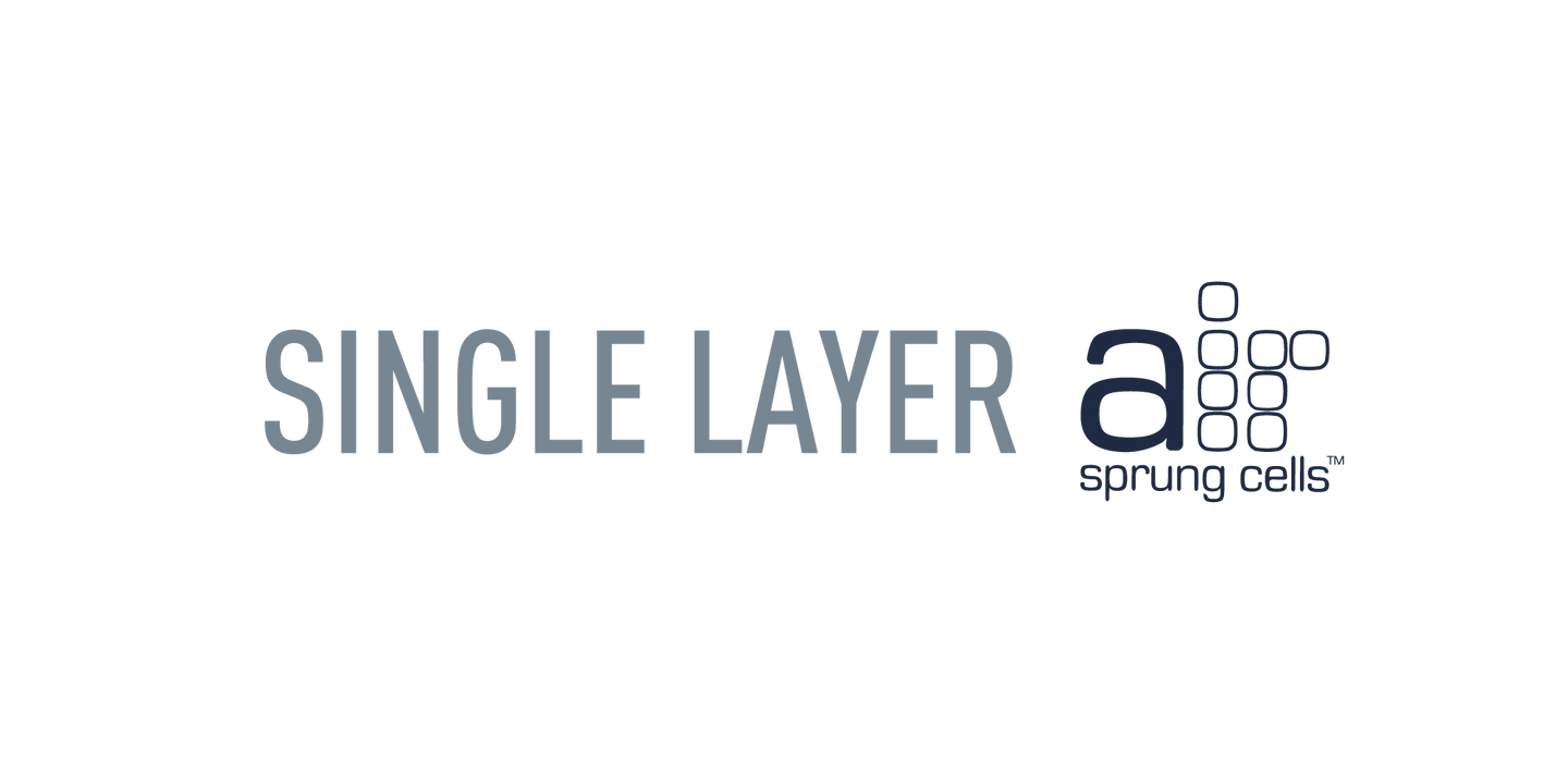 SINGLE LAYER AIR SPRUNG CELLS