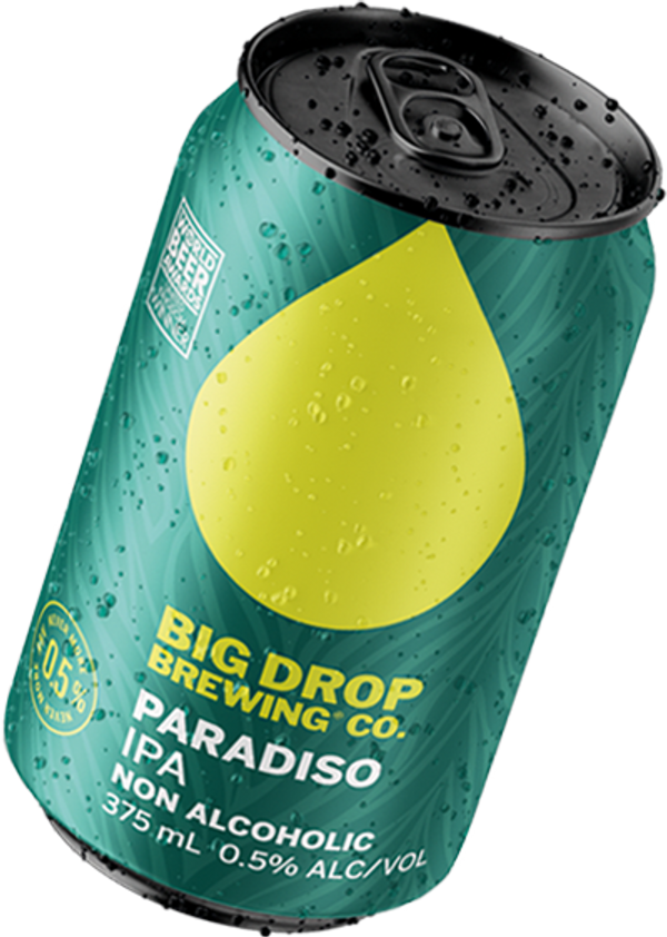 Big Drop的Paradiso IPA的包装图像