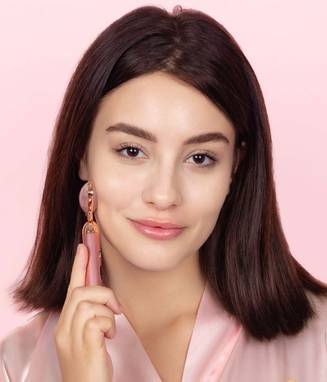 Riya - Ultrasonic Rose Quartz Roller