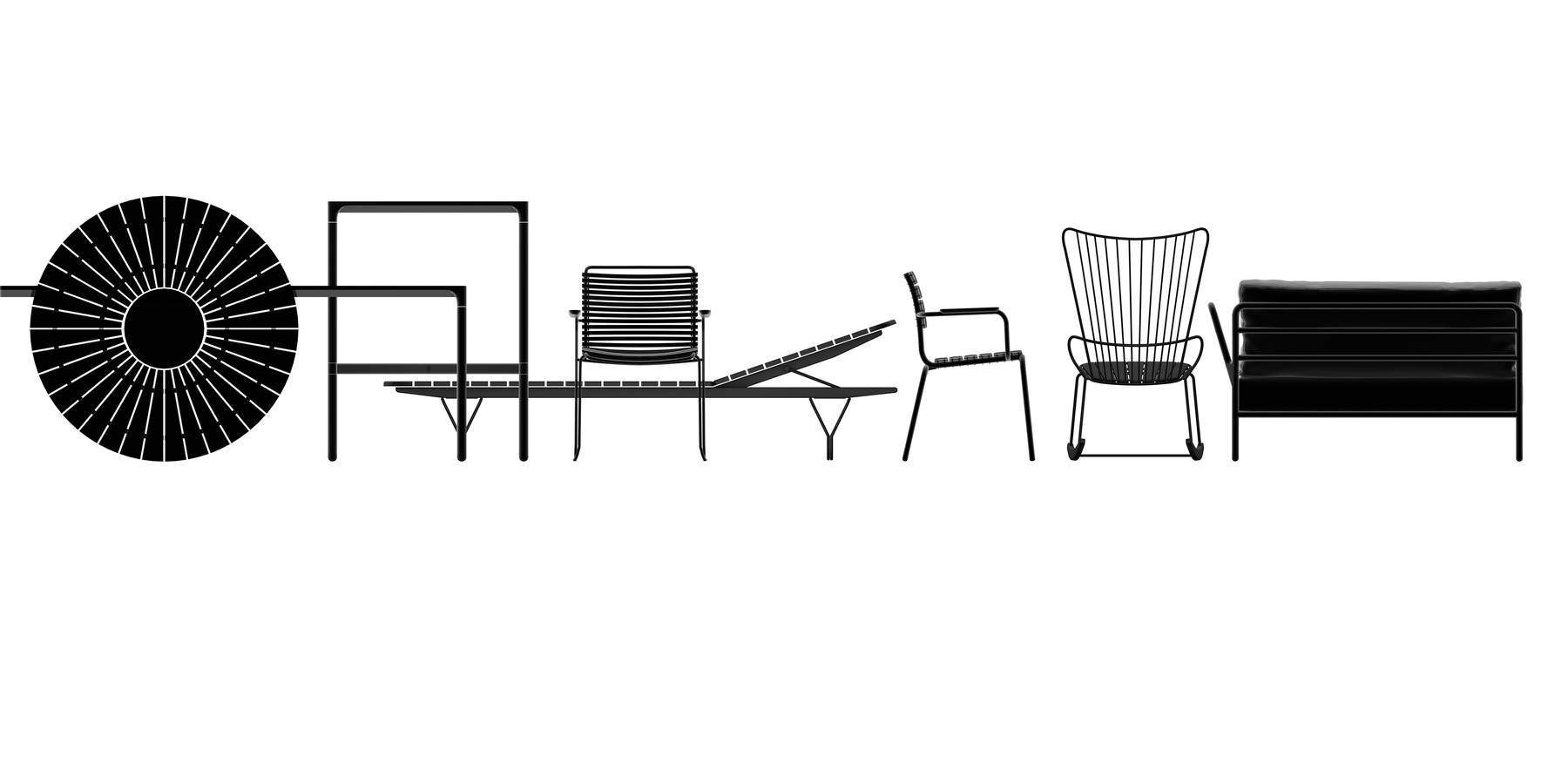 Click Lounge Chair - Black
