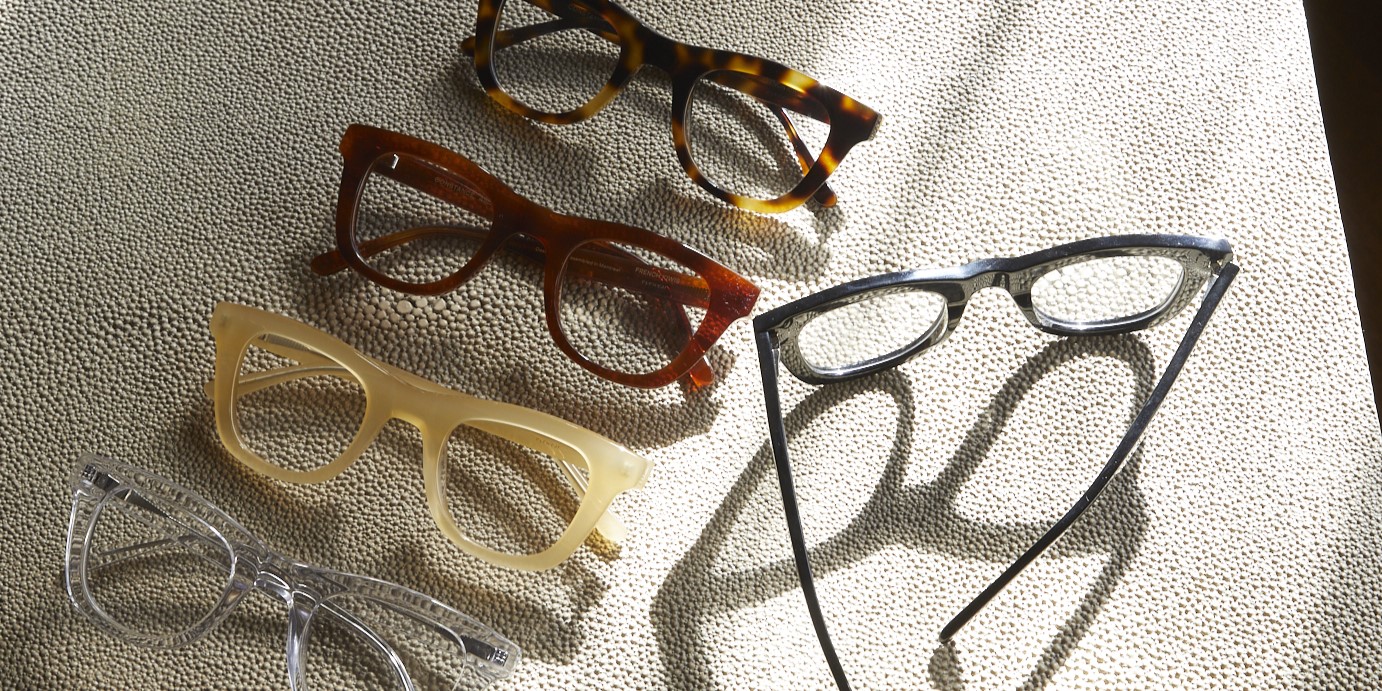 Photo Details of Constance Cognac Reading Glasses in a room
