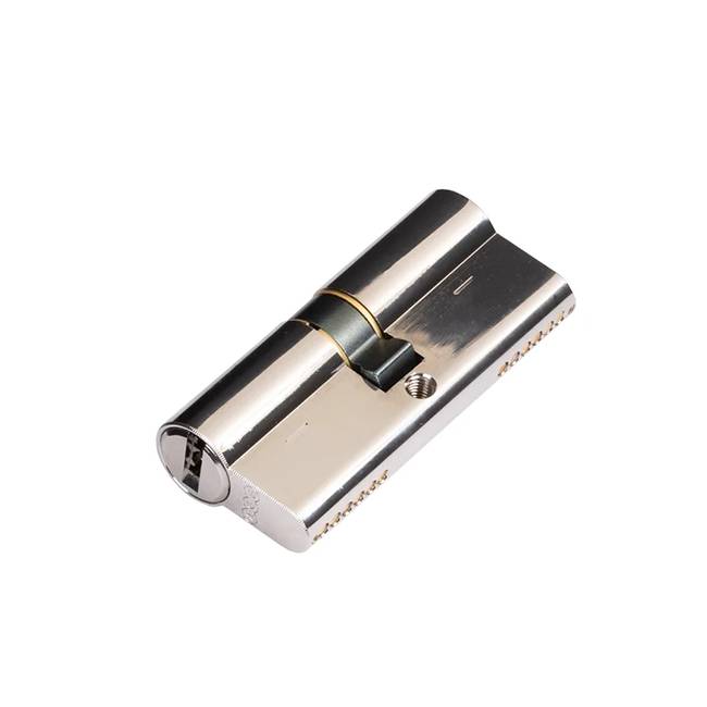 Polished Chrome Euro 15 Pin Double Cylinder - Key To Key