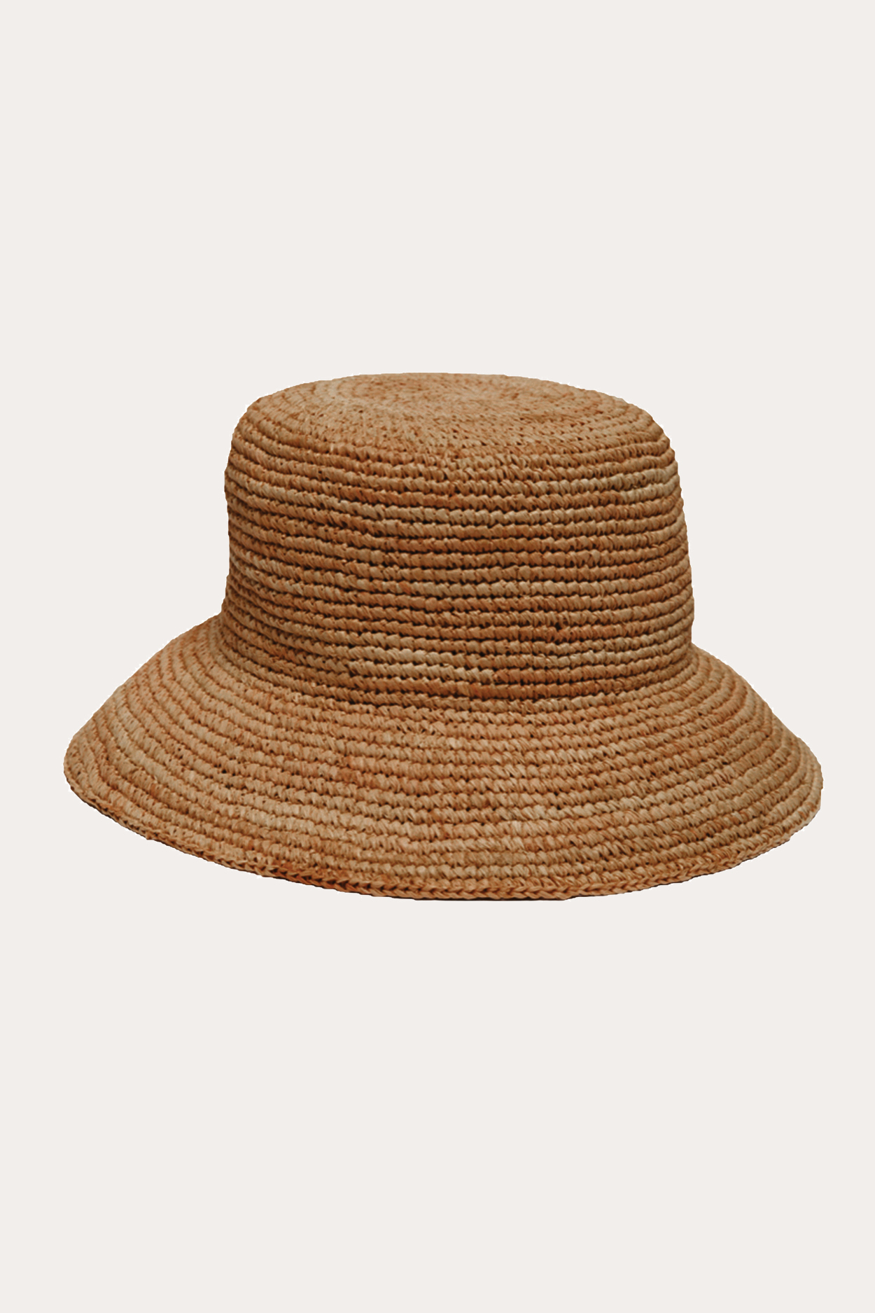 Cannes Straw Bucket Hat - Carmel