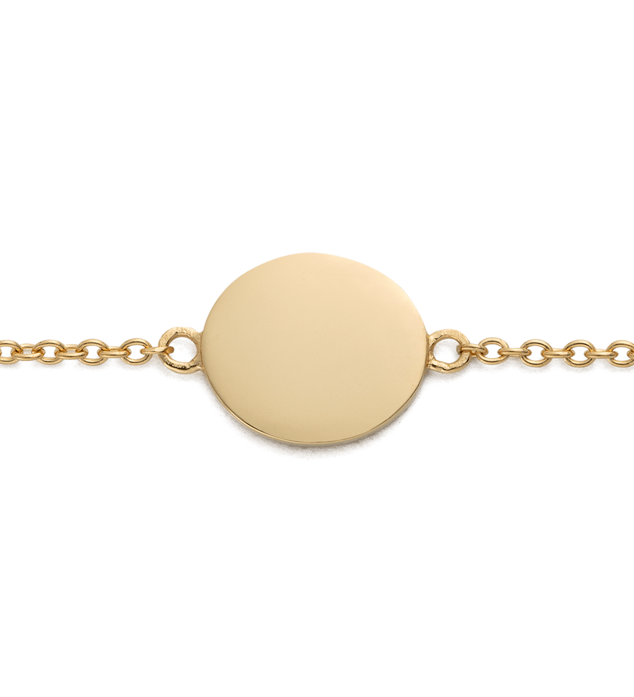 CLASSIC OVAL BRACELET (9K GOLD)