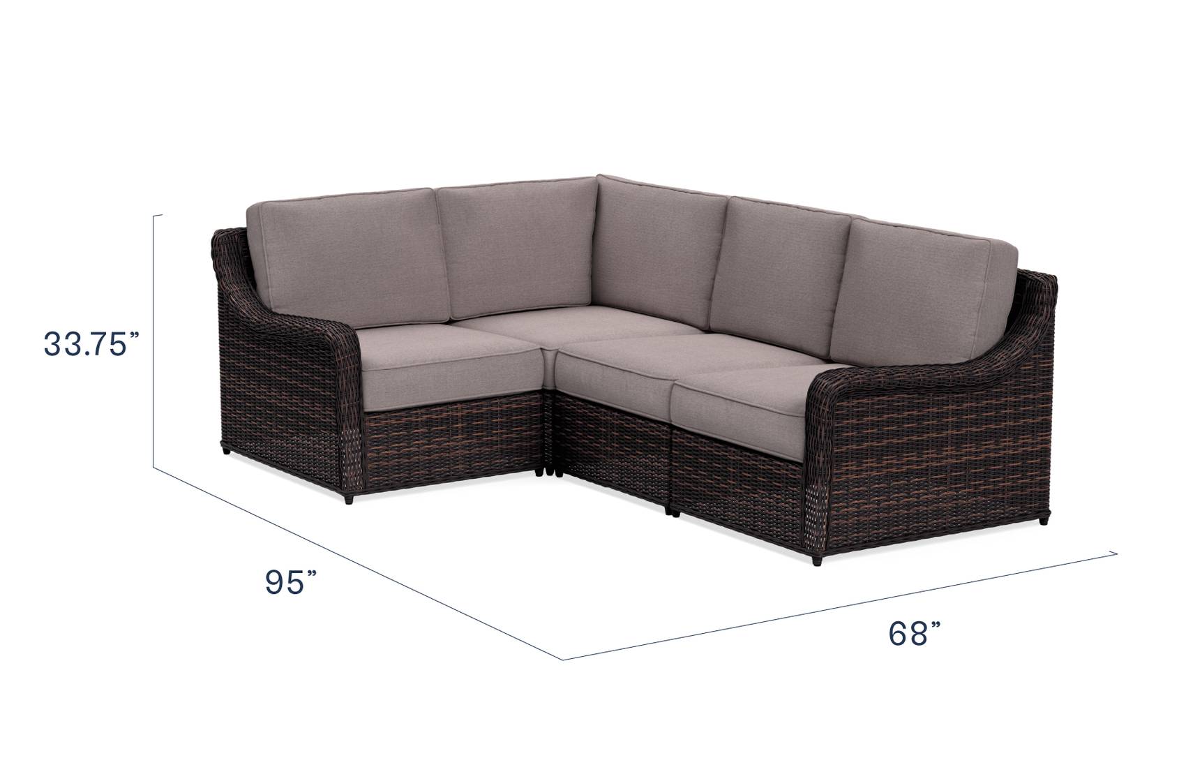 Small porch sectional sale