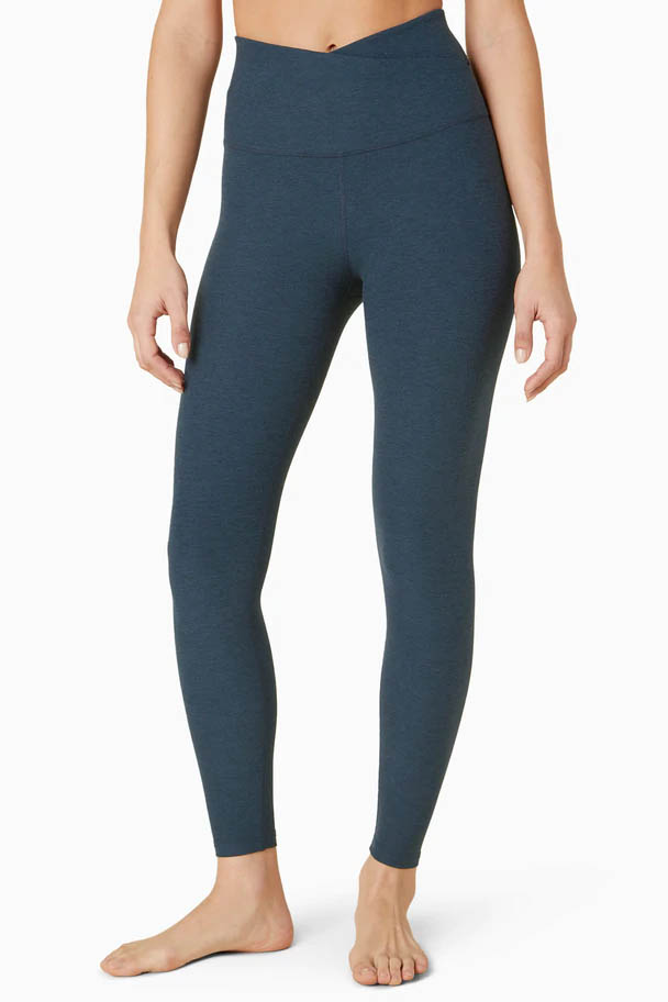 Beyond Yoga Spacedye At Your Leisure High Waisted Midi Legging - Nocturnal Navy