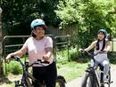 Two young friends enjoying their RadRover 6 Plus Electric Fat Tire Bike