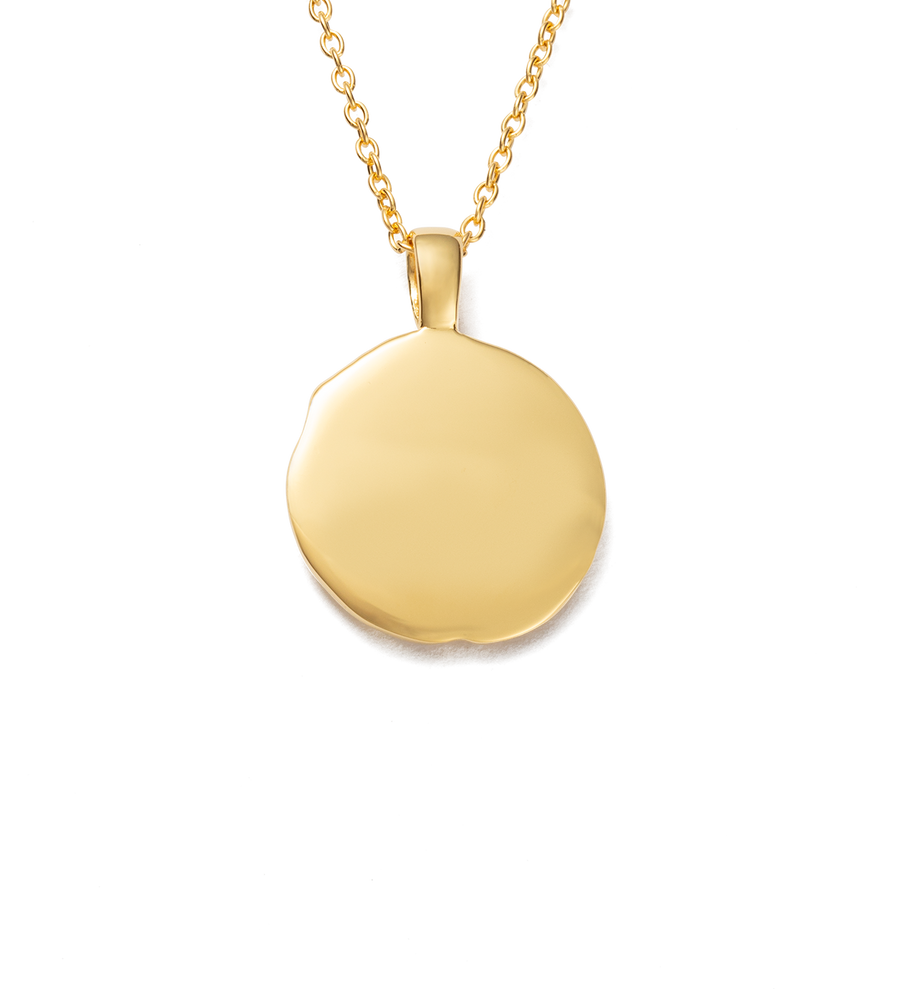 INTERTWINE CIRCLE NECKLACE (18K GOLD VERMEIL)