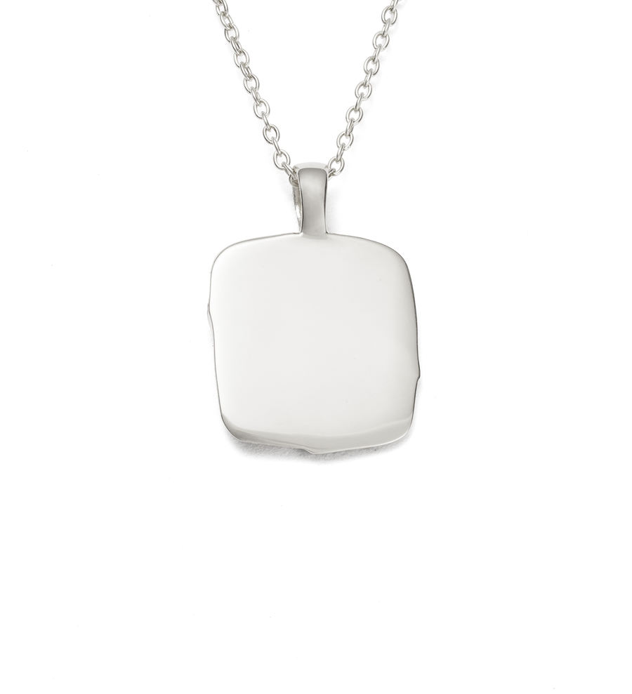 INTERTWINE SQUARE NECKLACE (STERLING SILVER)