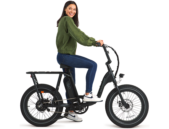 Red runner deals bike