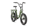 Angled view of green RadRunner 2 electric utility bike